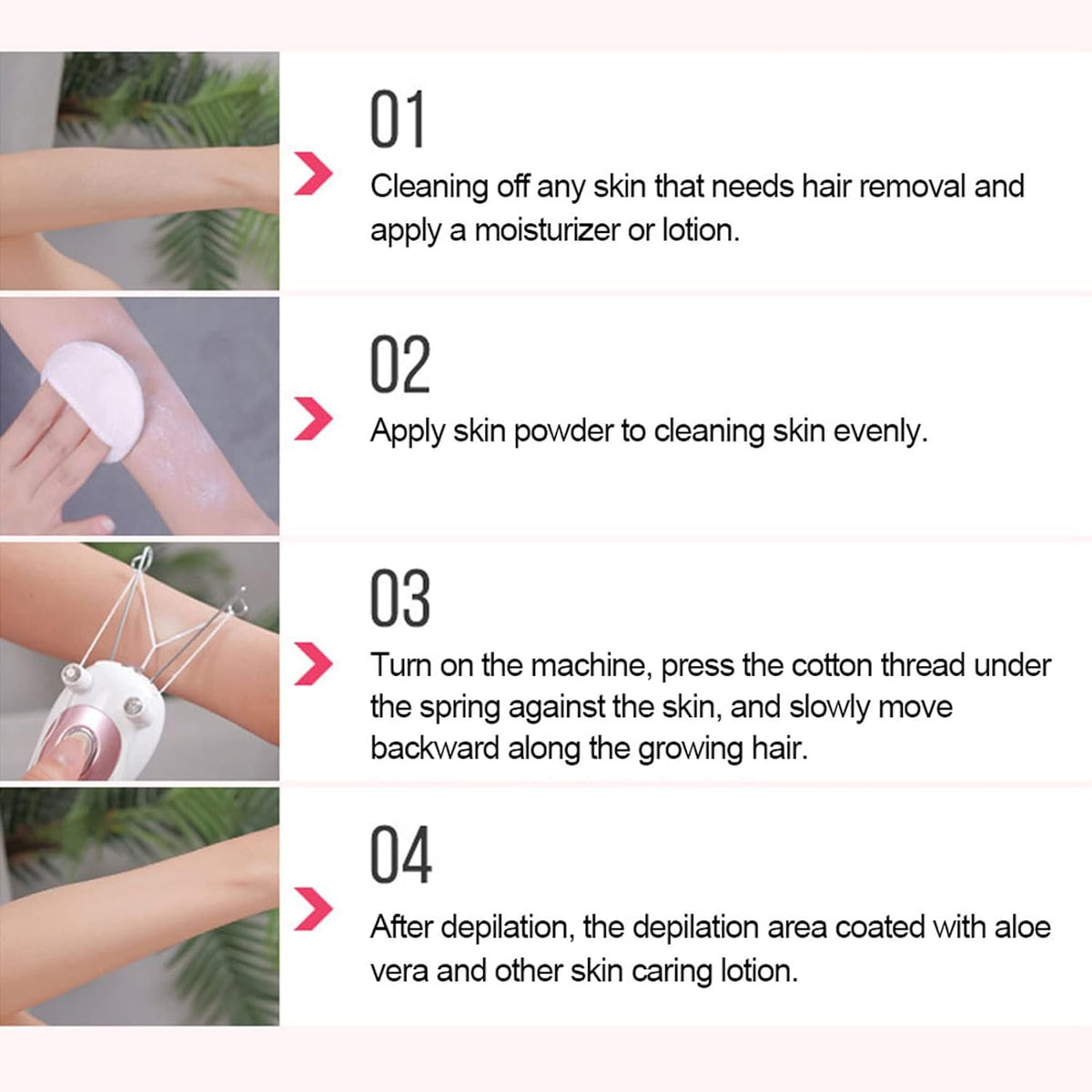 Electric Facial Threading Hair Removal Safwa Shop