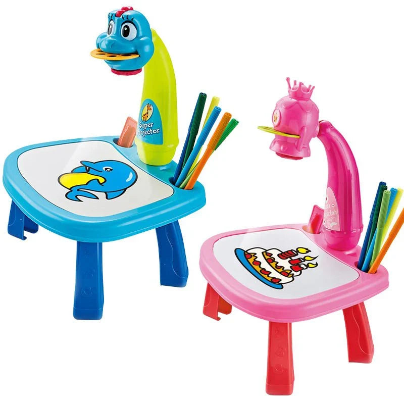 LED Projector Art Painting Table for Kids Safwa Shop