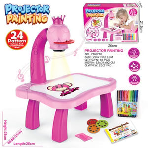 LED Projector Art Painting Table for Kids Safwa Shop